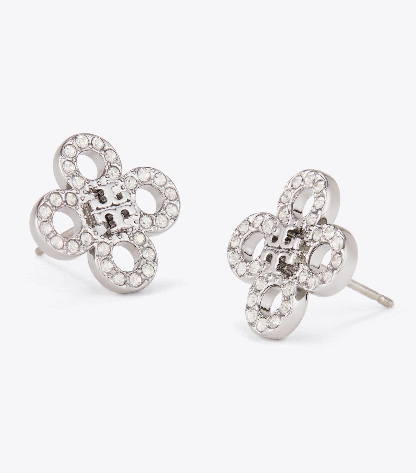 Forget Me Not Pavé Stud Earrings