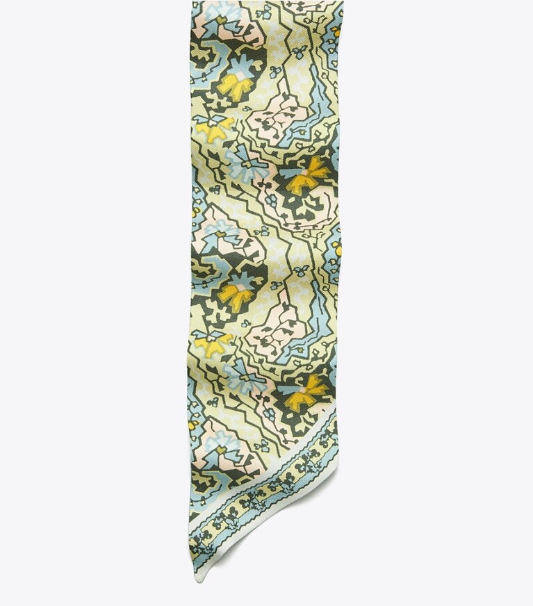 Tory Burch designer écharpes Foulard ruban en soie Dream Paisley in Dream Paisley dessus