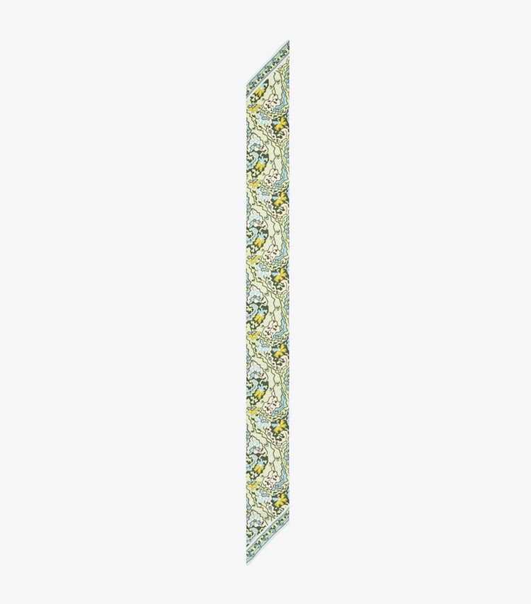 Tory Burch designer écharpes Foulard ruban en soie Dream Paisley in Dream Paisley dessus