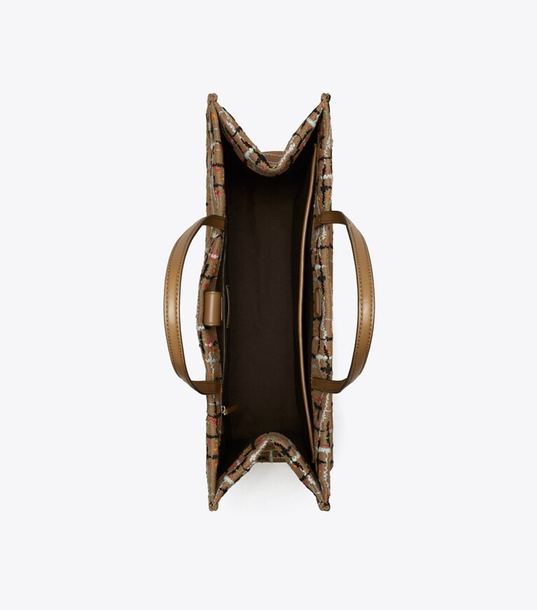 Tory Burch designer cabas Fourre-tout Ella orné dans Multi vue du dessus