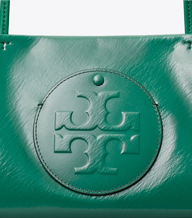 Tory Burch designer cabas Fourre-tout horizontal Ella dans Bright Malachite détails