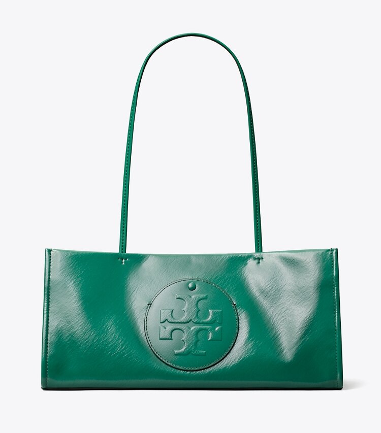 Tory Burch designer cabas Fourre-tout horizontal Ella dans Bright Malachite de face