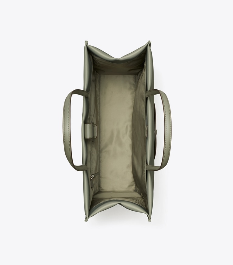 Tory Burch designer cabas Fourre-tout dans Stone vue du dessus