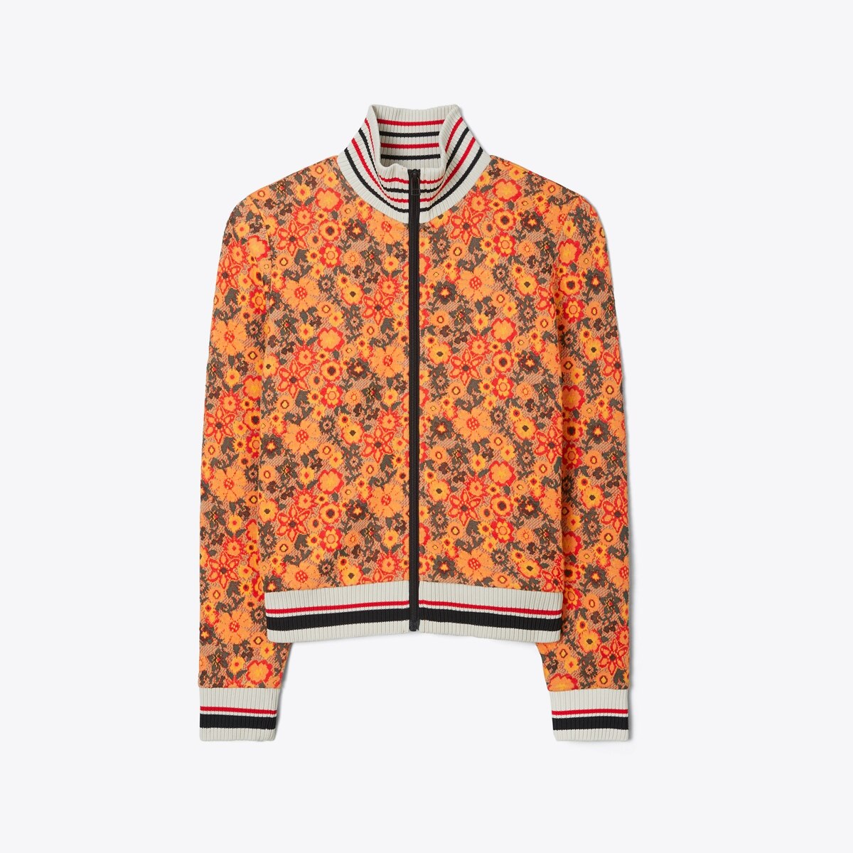 French Jacquard Track Jacket