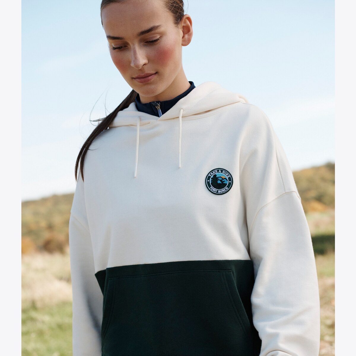Tory burch hoodie on sale
