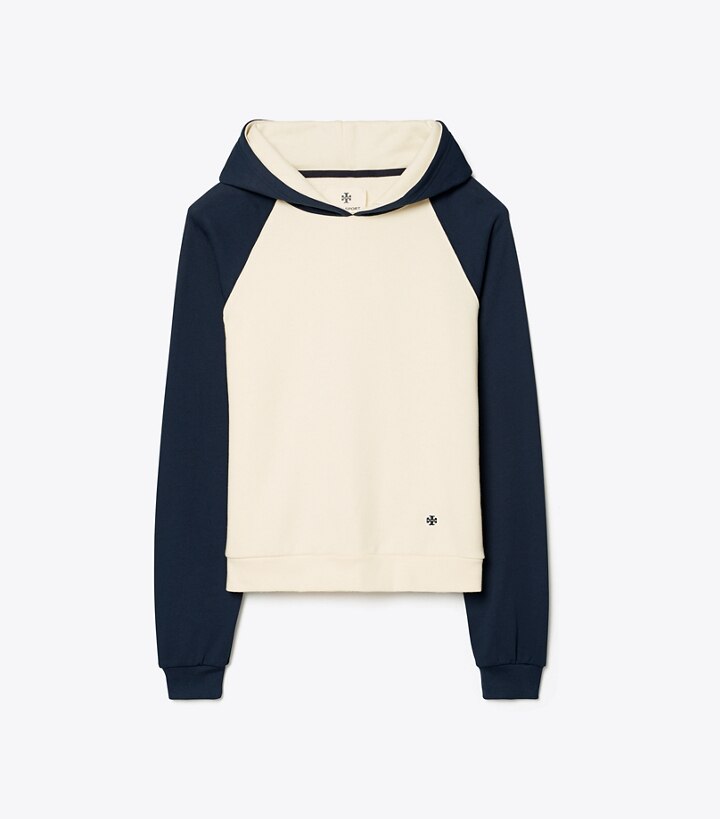 French Terry Color-Block Hoodie: Women's Designer Sweaters | Tory Sport