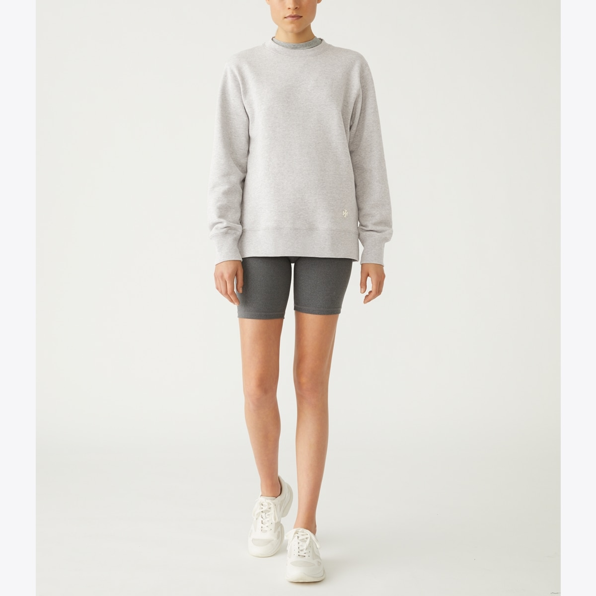 French Terry Crew: Women's Designer Sweaters | Tory Sport