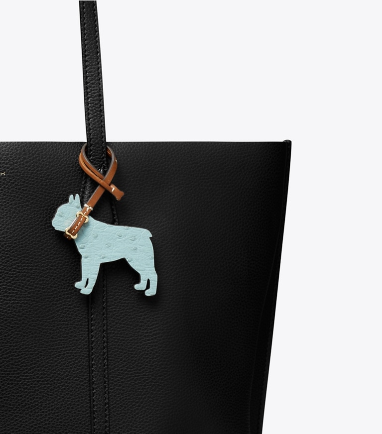 Tory Burch designer バッグチャーム＆キーリング フレンチ キーリング in Sky front