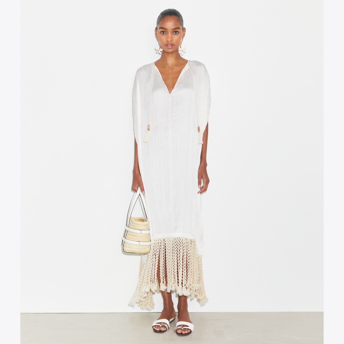 Fringe Tunic: Women's Designer Coverups | Tory Burch