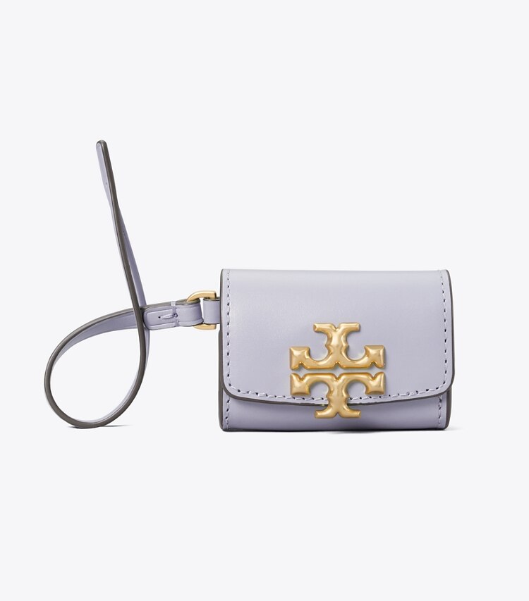 Tory Burch diseñador accesorios tecnológicos Funda Eleanor para AirPods en Cloud Blue frontal