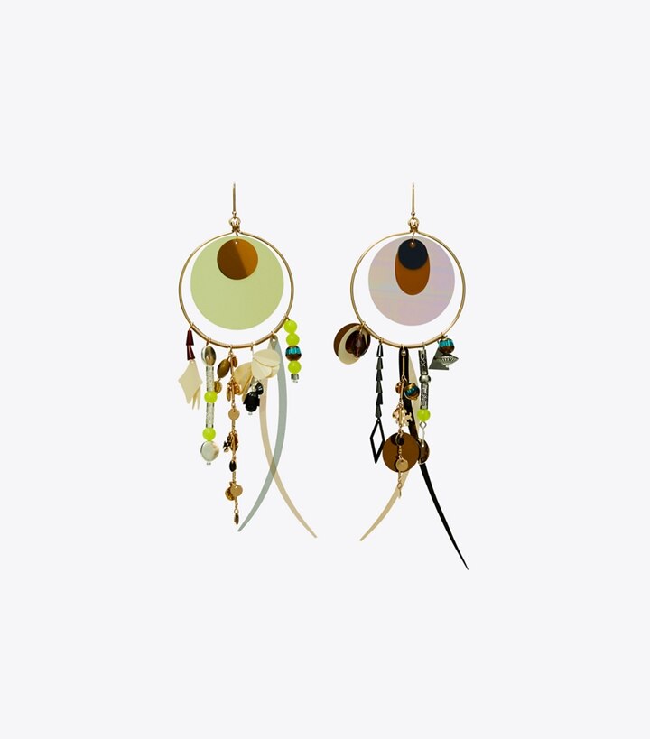 Galaxy Hoops: Women's Designer Earrings | Tory Burch