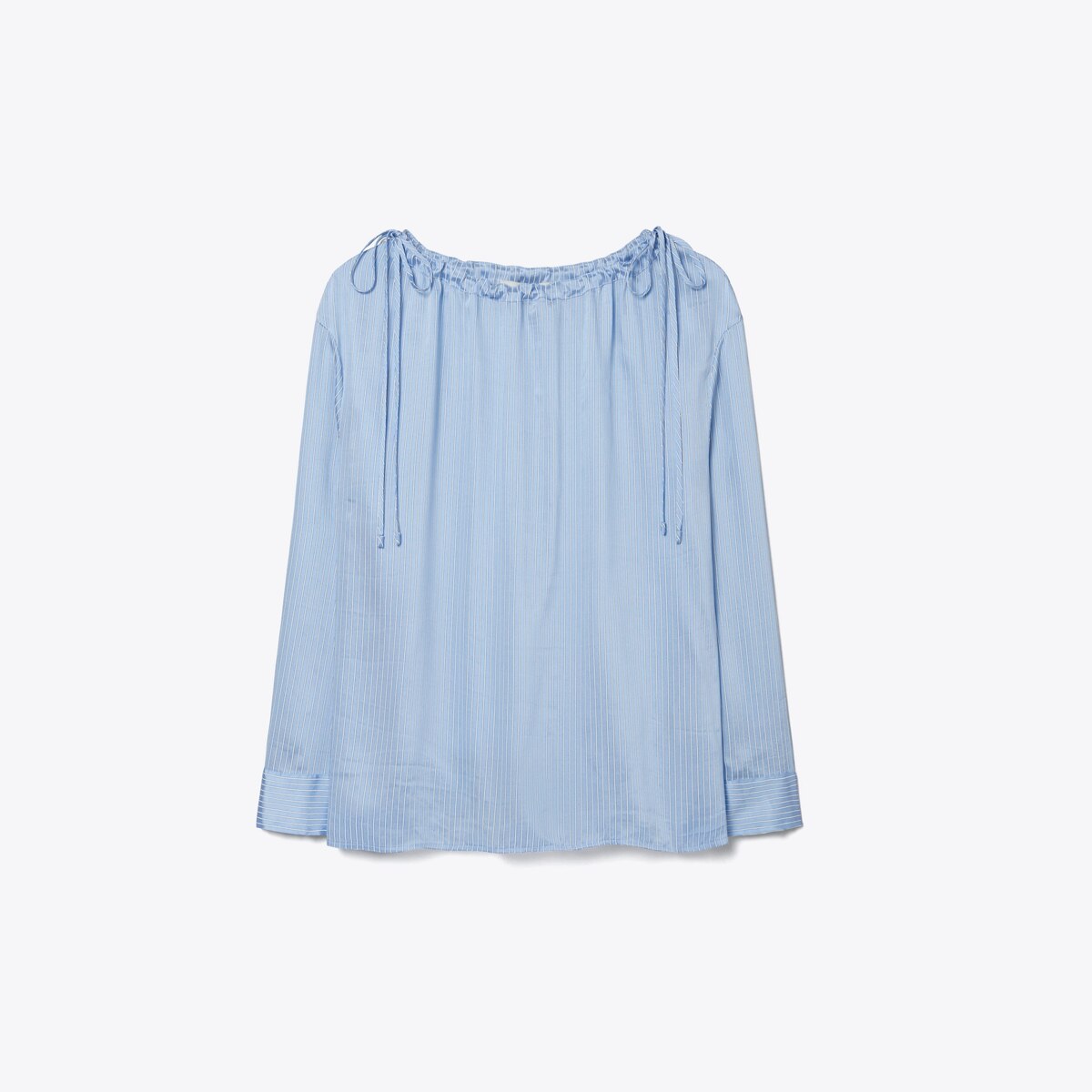 Gathered Neckline Viscose Silk Blouse: Women's Designer Tops | Tory Burch