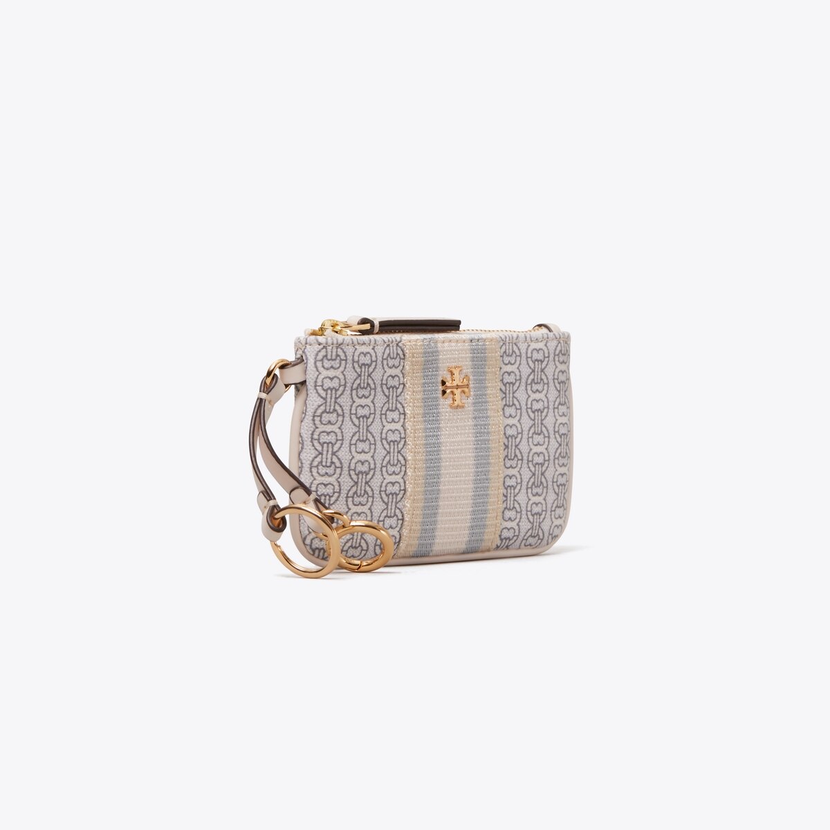 Gemini Link Canvas Card Case Key Ring: Women's Designer Card Cases | Tory  Burch