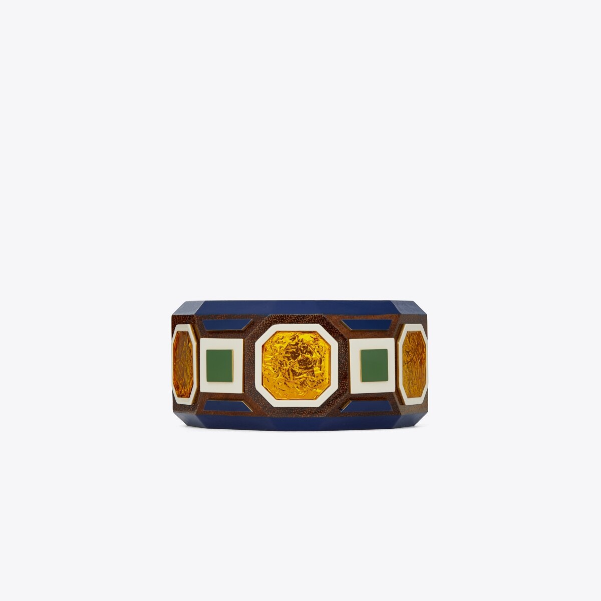 Geo Wood Cuff: Women's Designer Bracelets | Tory Burch