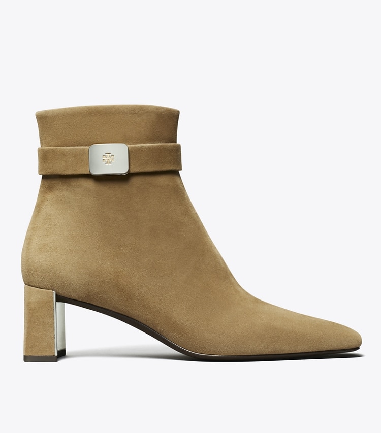 Tory Burch designer ankle boots Georgia Heeled Ankle Boot in RIVER ROCK side