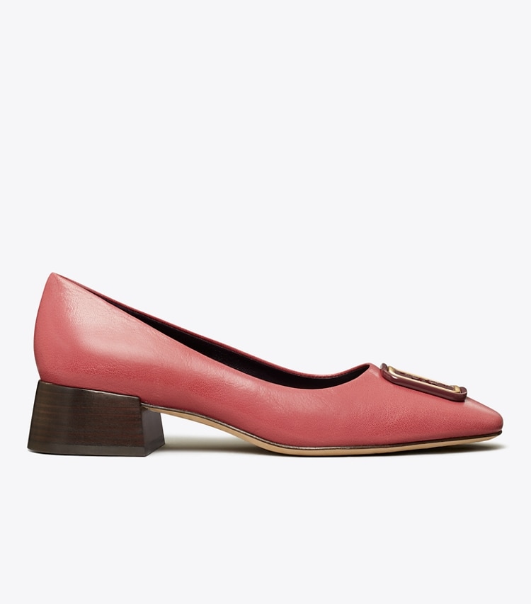 Tory Burch designer heels Georgia Pump  in VINTAGE EGGPLANT / VINTAGE EGGPLANT side