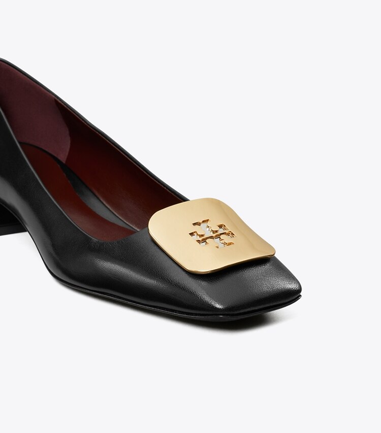 Tory Burch designer ヒール ジョージア パンプス in PERFECT BLACK ディテール
