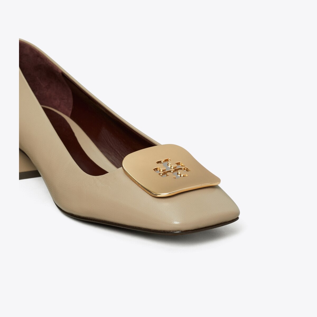 Tory Burch Jill Pump newest Beige Patent Leather