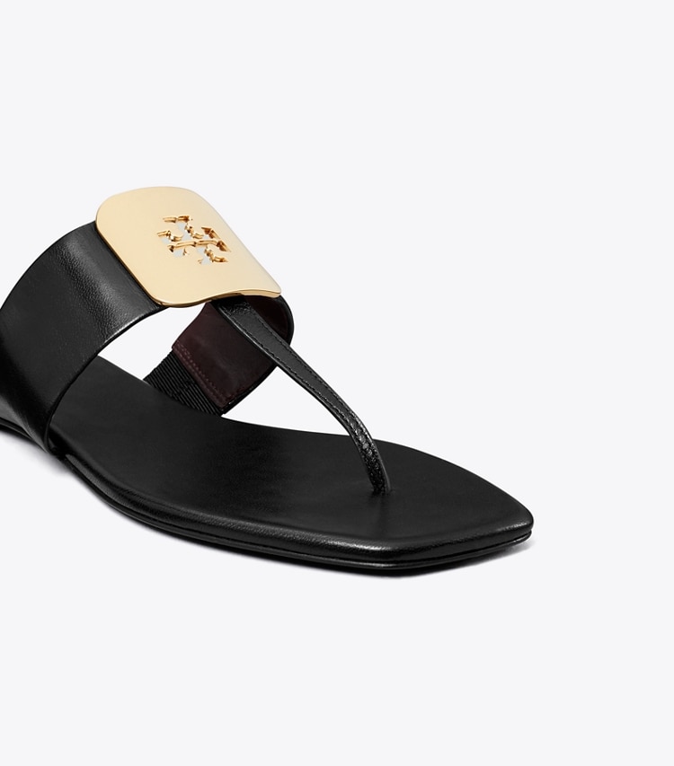 Tory Burch designer sandals Georgia Sandal in PERFECT BLACK detail