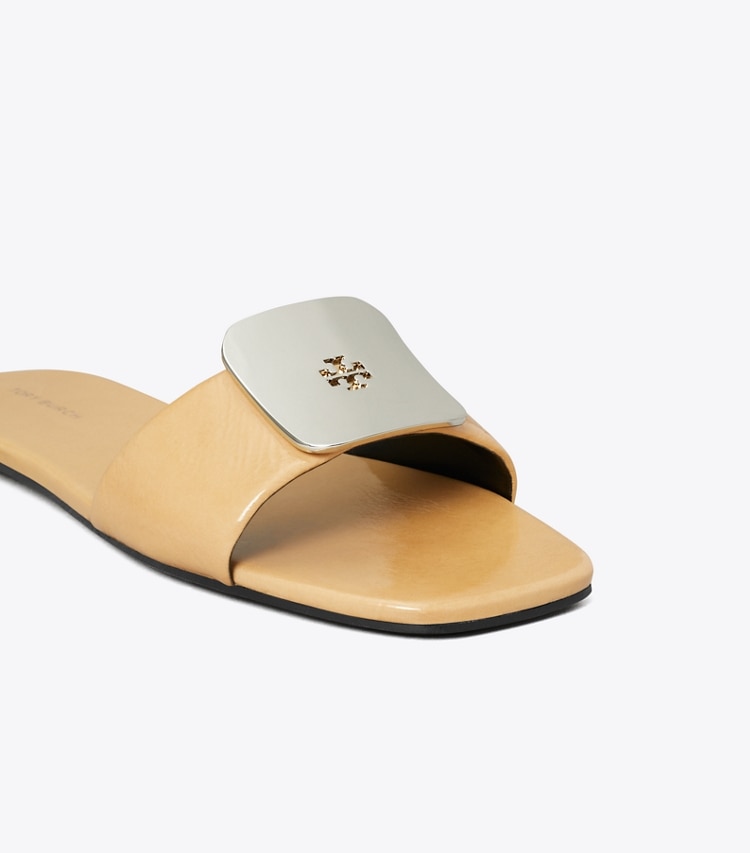 Tory Burch designer sandals Georgia Slide in CANTUCCI detail