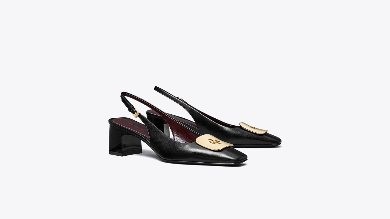 Georgia Slingback Heel: Women's Shoes | Heels | Tory Burch EU