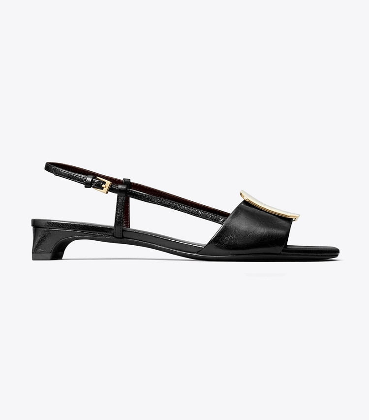 Tory Burch designer sandals Georgia Slingback Sandal in PERFECT BLACK side