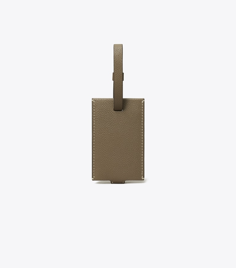Tory Burch designer reise accessoires Gepäckanhänger in Wild Mushroom angle