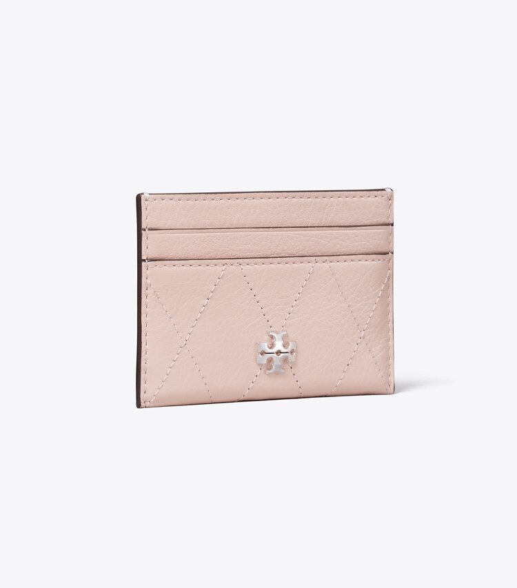 Tory Burch designer kartenetuis Gestepptes Charlie Kartenetui in Soft Pink angle