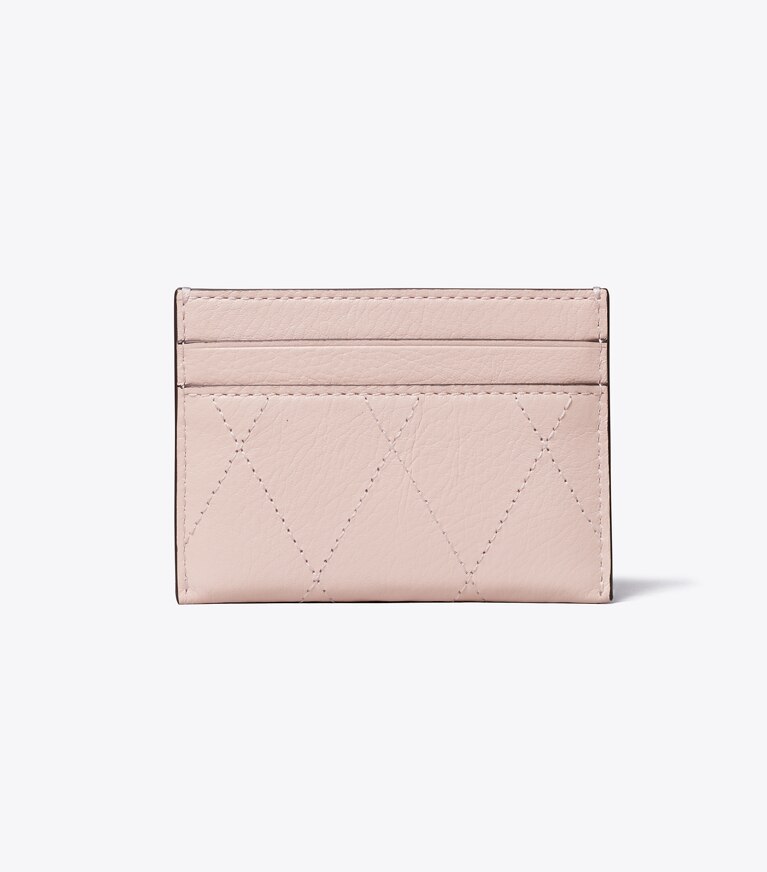 Tory Burch designer kartenetuis Gestepptes Charlie Kartenetui in Soft Pink zurück