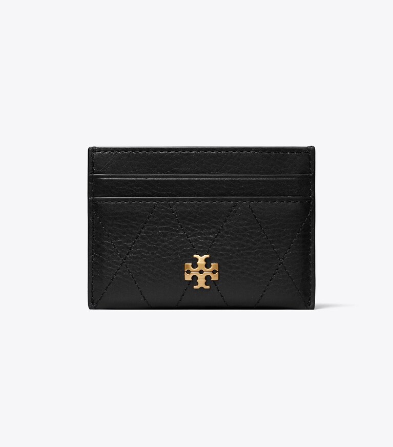 Tory Burch designer kartenetuis Gestepptes Charlie Kartenetui in Black front