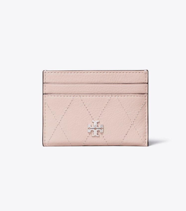 Tory Burch designer kartenetuis Gestepptes Charlie Kartenetui in Soft Pink front