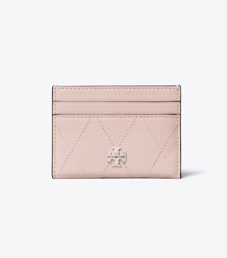 Tory Burch designer kartenetuis Gestepptes Charlie Kartenetui in Soft Pink front