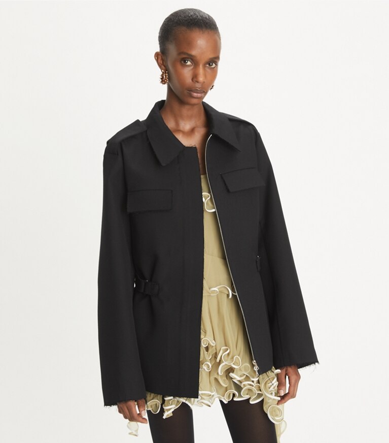 Tory Burch designer giacche Giacca in lana in Black front