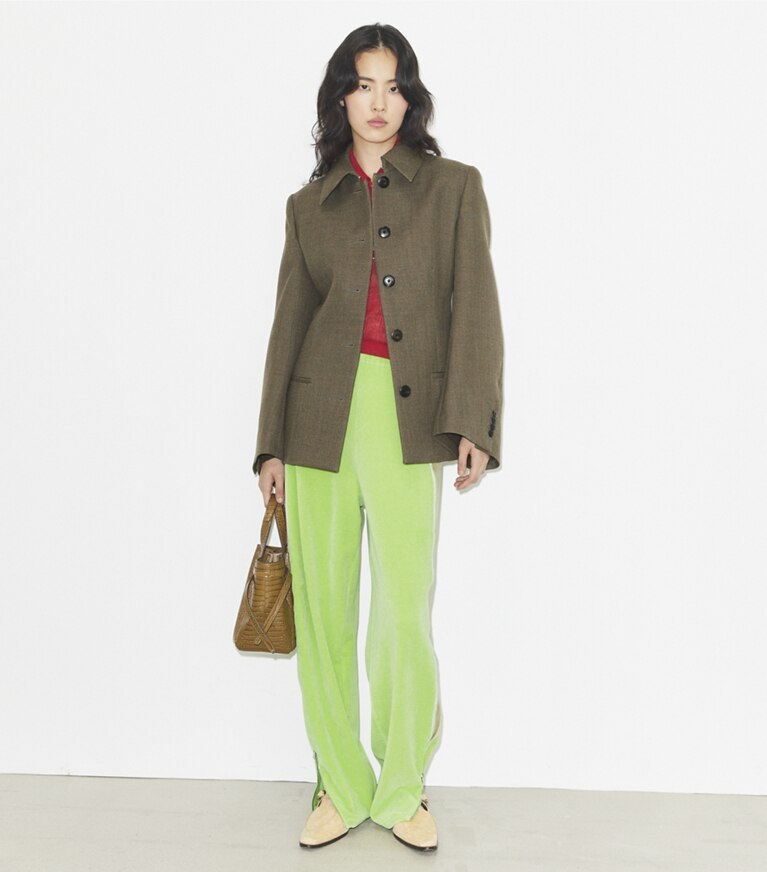 Tory Burch designer giacche Giacca in lana in Brown front