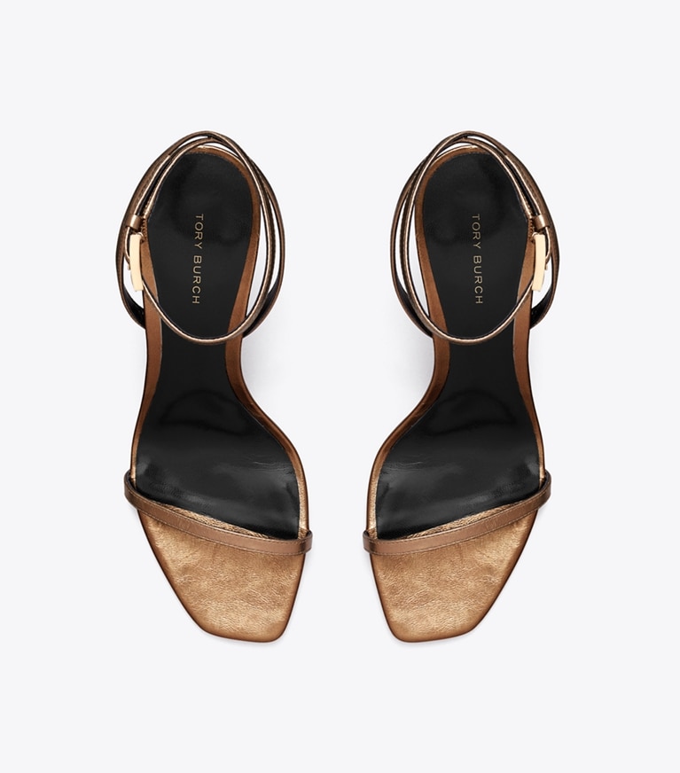 Tory Burch designer sandals Gigi Heeled Sandal in COPPER overhead
