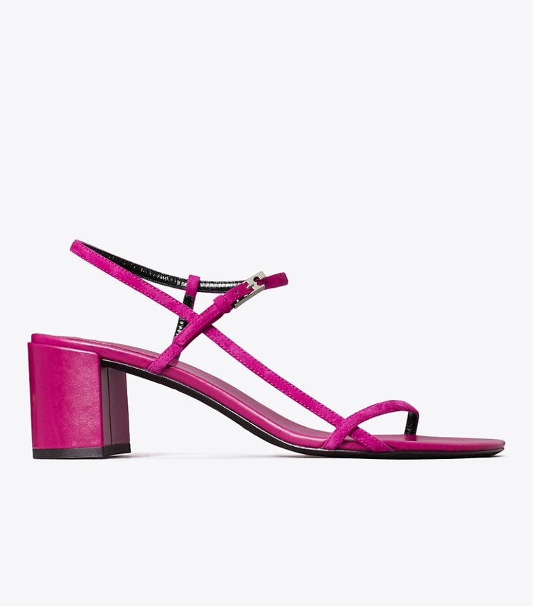 Tory Burch designer sandals Gigi Heeled Sandal in FUSCHIA PINK side