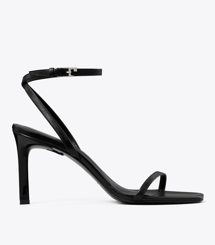 Tory Burch designer sandals Gigi Heeled Sandal in BLACK side