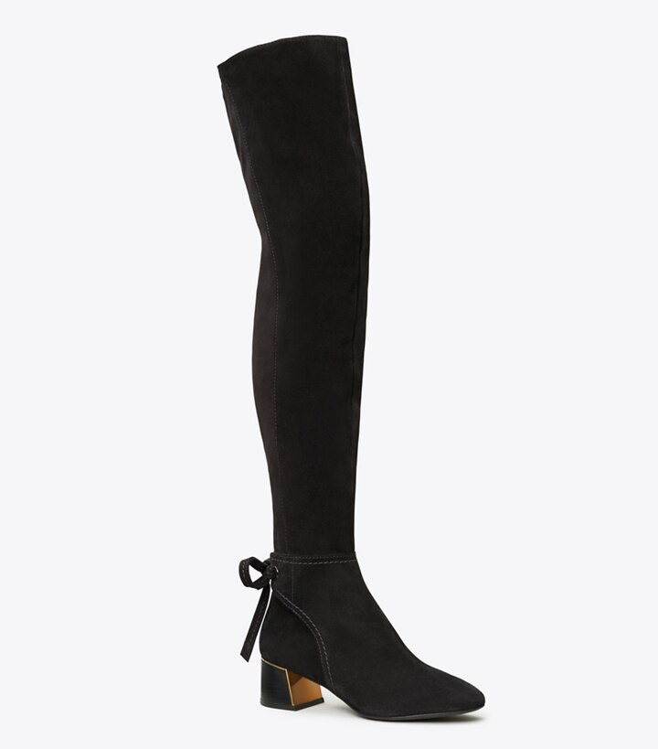 Gigi Over-The-Knee Ankle-Tie Boot: Women's Shoes | Boots | Tory Burch UK