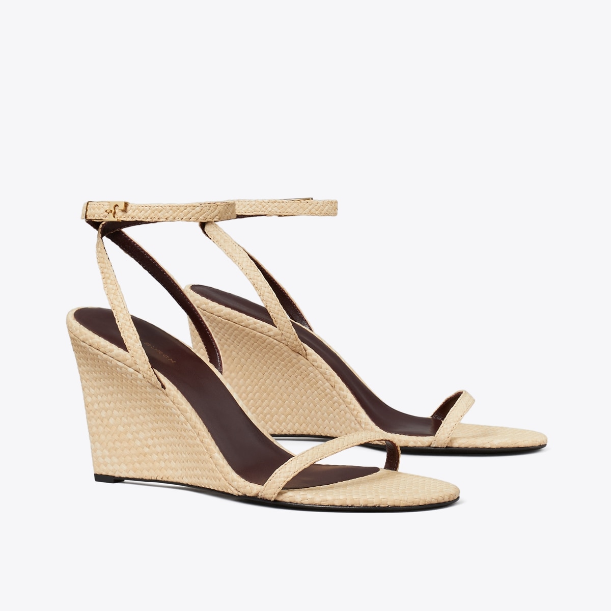 Gigi Raffia Wedge: Women's Designer Sandals | Tory Burch