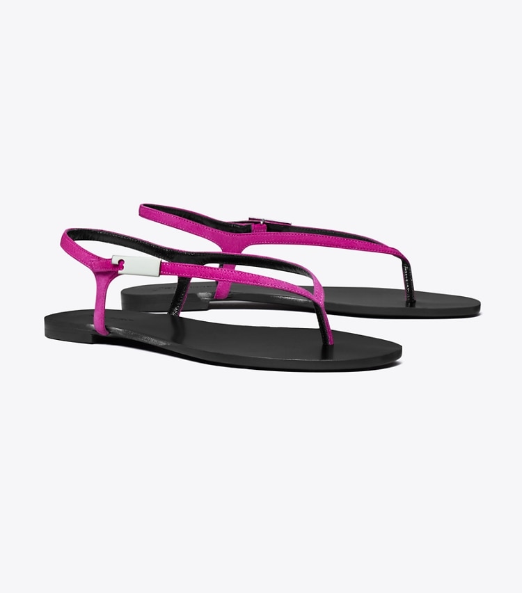 Tory Burch designer sandals Gigi Sandal in FUSCHIA PINK angle