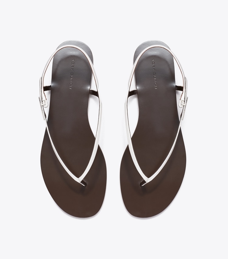 Tory Burch designer sandals Gigi Sandal in BIANCO overhead