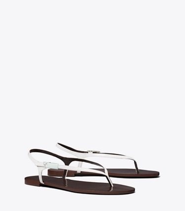 Tory Burch designer sandalen Gigi Sandale in WHITE angle