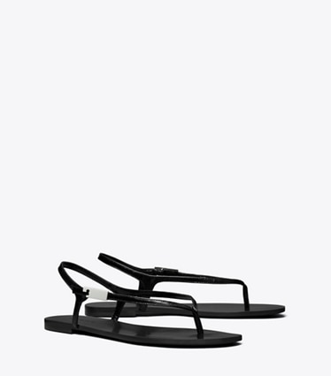 Tory Burch designer sandalen Gigi Sandale in PERFECT BLACK angle