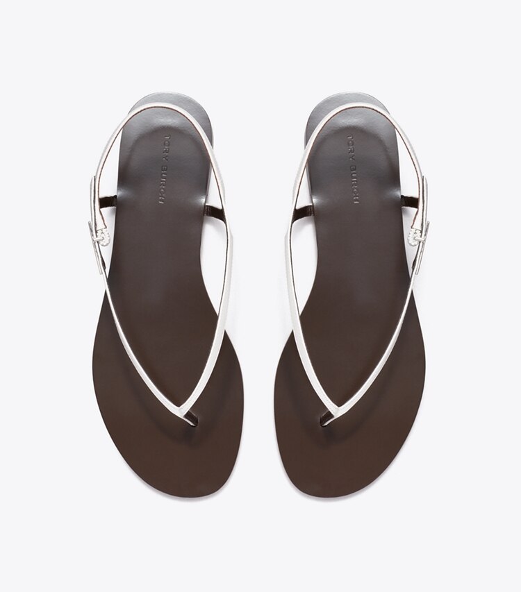 Tory Burch designer sandalen Gigi Sandale in WHITE von oben