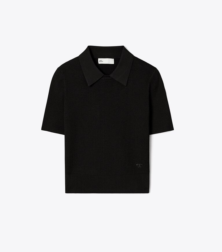 Tory Burch designer maglioni Girocollo con colletto in Black front