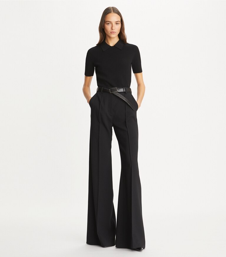 Tory Burch designer maglioni Girocollo con colletto in Black front