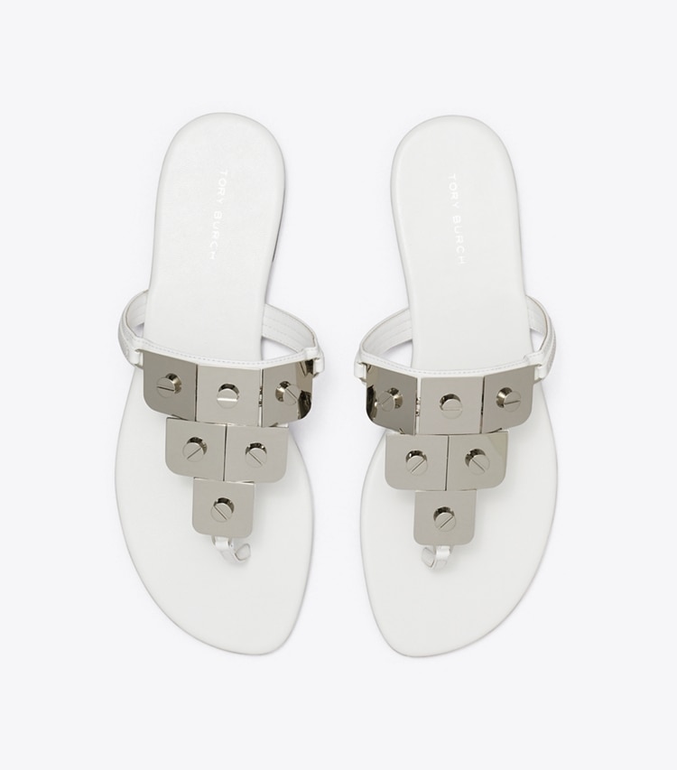 Tory Burch designer sandalen Gladiator Caprisandale in CIRRUS CLOUD von oben