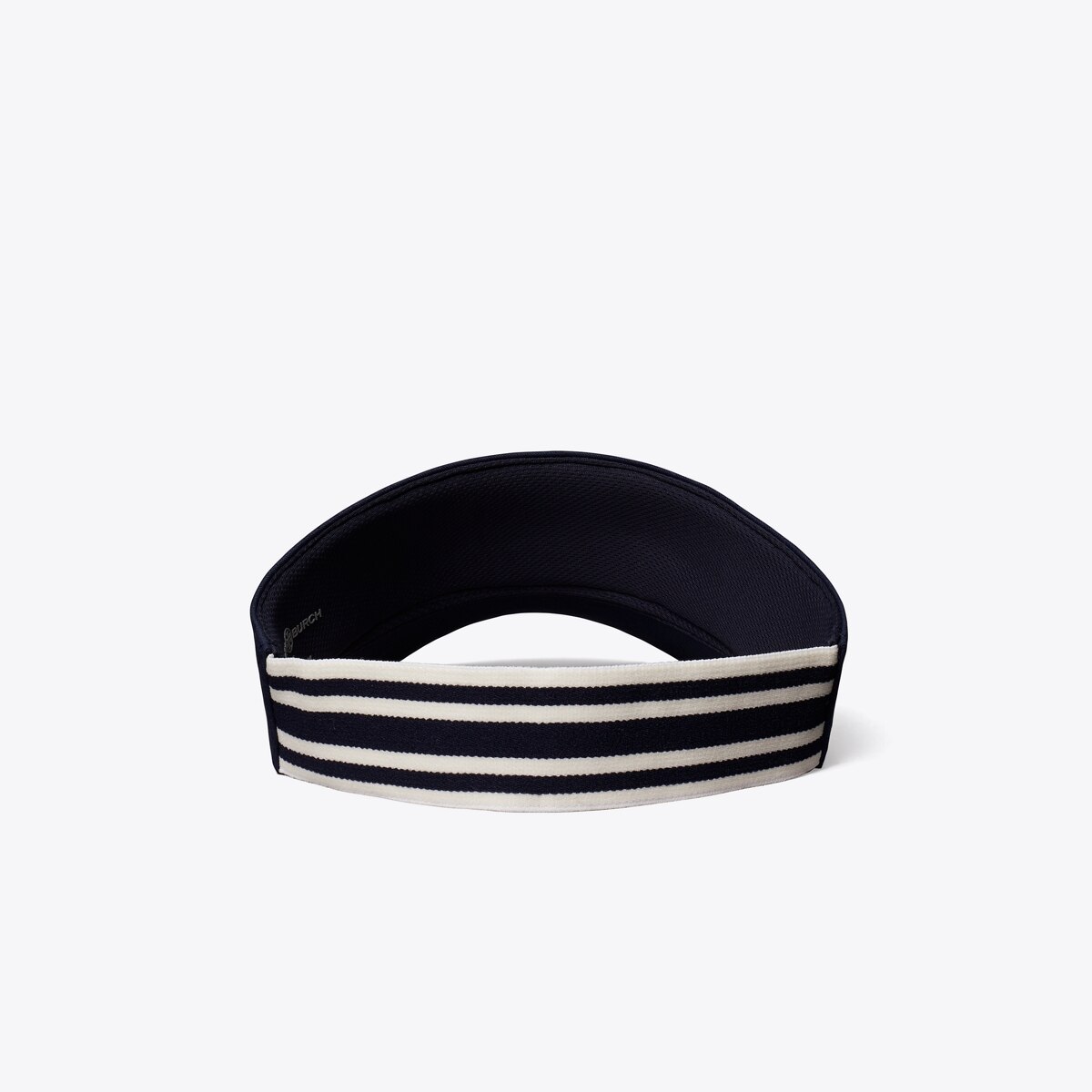 Tory Burch Sport Visor Performance Embroidered Big Logo Navy / White NWT 2026 Tory Burch Berckmans Place Masters Visor White and Navy  main image 2