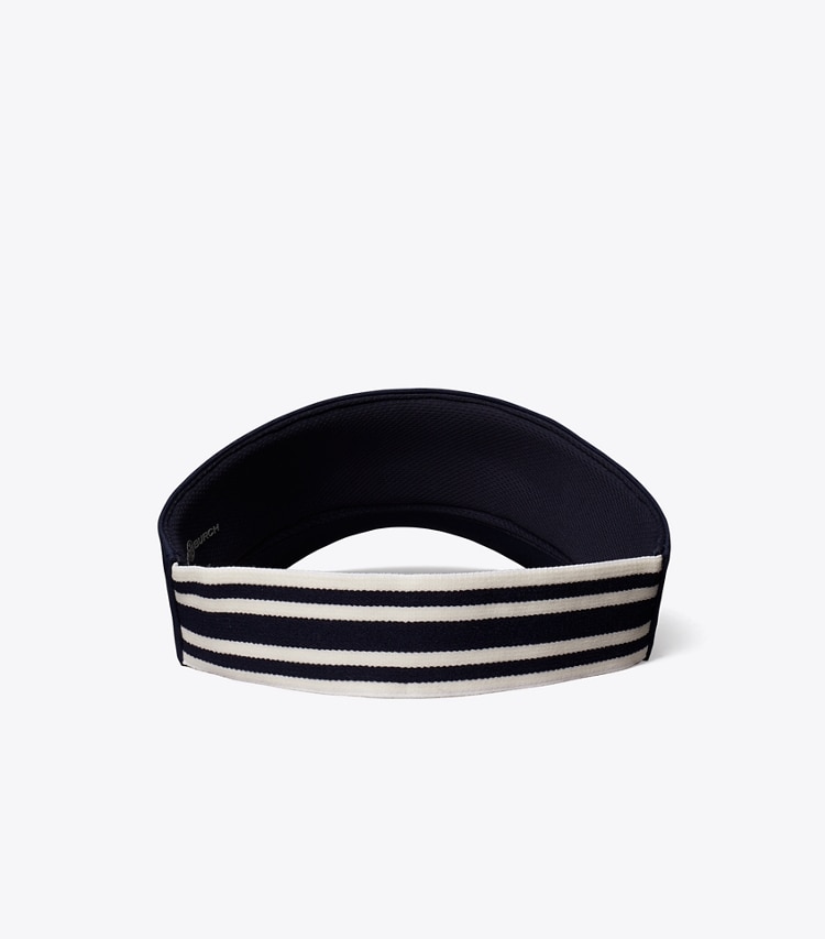 Tory Sport designer hats Golfer's Performance Visor in Tory Navy back