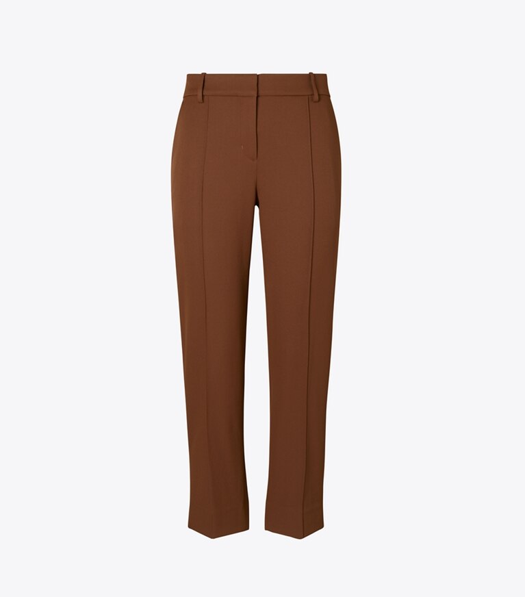 Tory Sport designer unterteile Golfhose aus Funktionstwill in Mocha Chip front